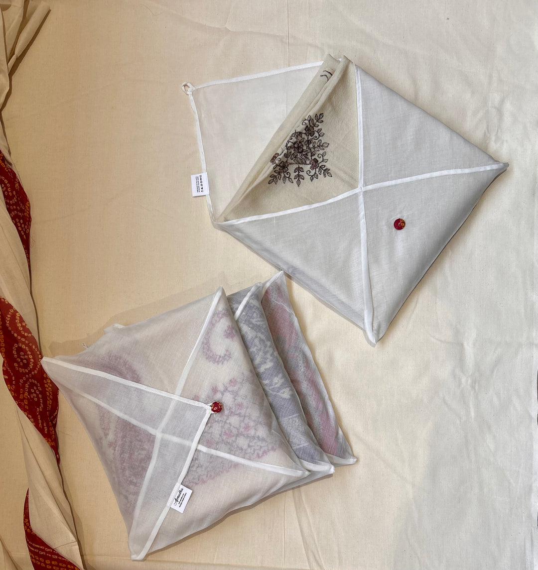 Aprudha Mulmul Cotton Bags - Ethnic Edition - Pack of 6