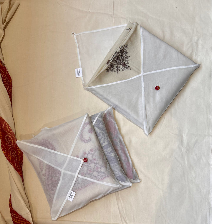 Aprudha Mulmul Cotton Bags - Ethnic Edition - Pack of 6