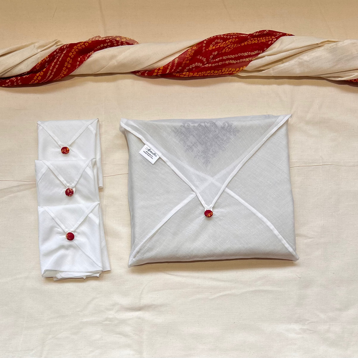 Aprudha Mulmul Cotton Bags - Ethnic Edition - Pack of 6