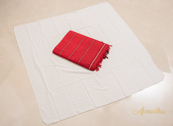 Pure Mulmul Wrap Around For Saree Storage - Pack Of 4 - Aprudha