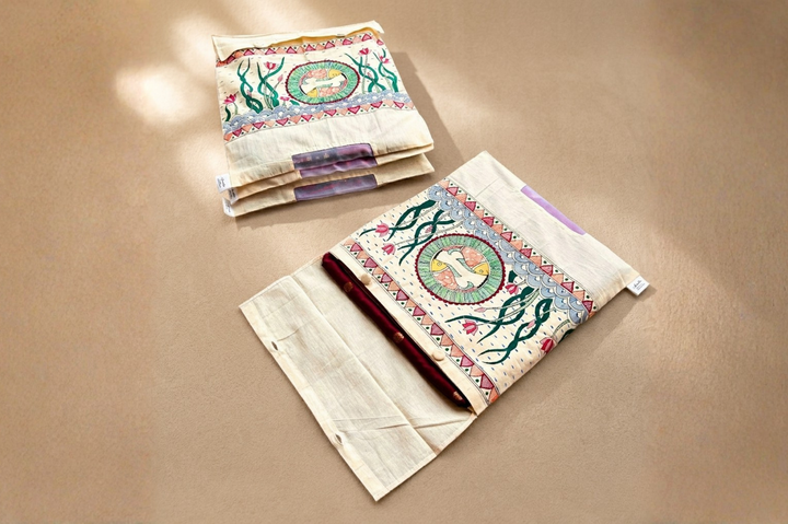 Aprudha Matsya Kala Saree & Blouse Bag - Pack of 4