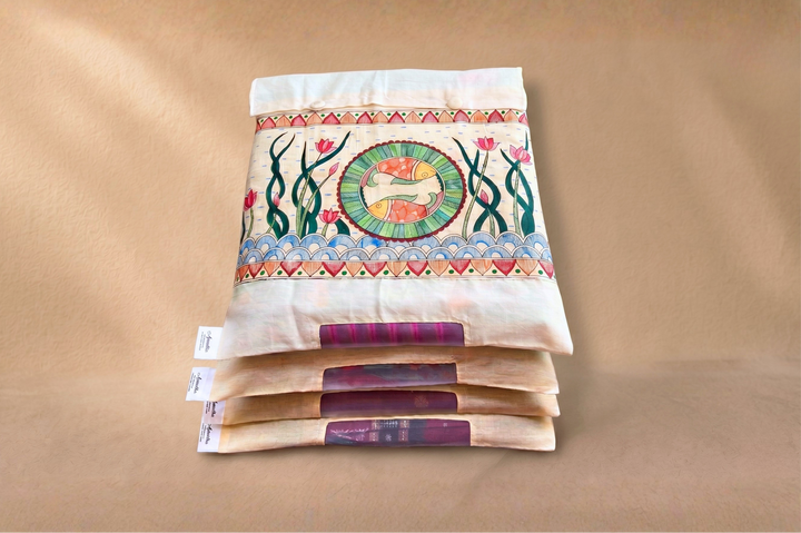 Aprudha Matsya Kala Saree & Blouse Bag - Pack of 4