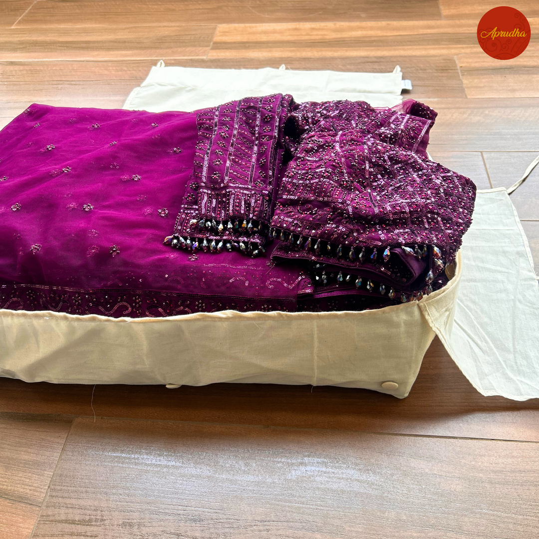 Varmala Madhubani Art Aprudha Lehenge Bag - Pack of 1