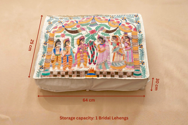 Varmala Madhubani art - Aprudha lehenga bag - Pack of 1