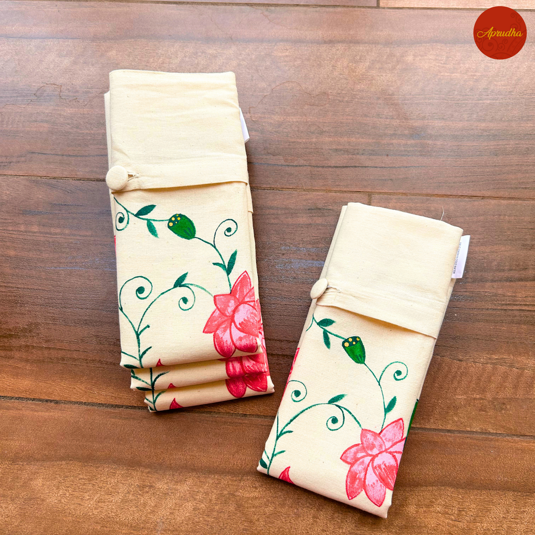 Pichwai Art - Aprudha Saree with Blouse Bags - Pack of 4