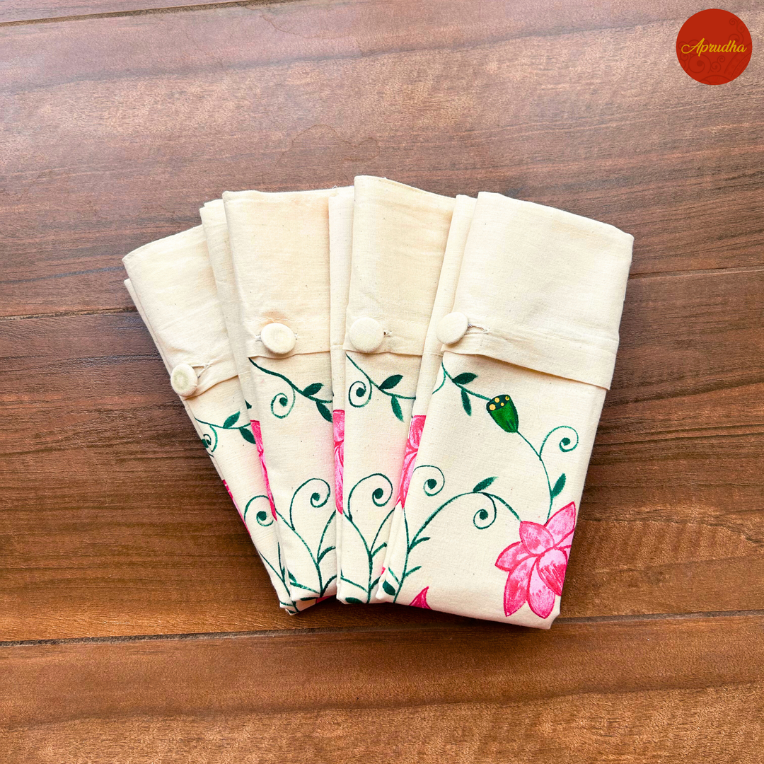 Pichwai Art - Aprudha Saree with Blouse Bags - Pack of 4