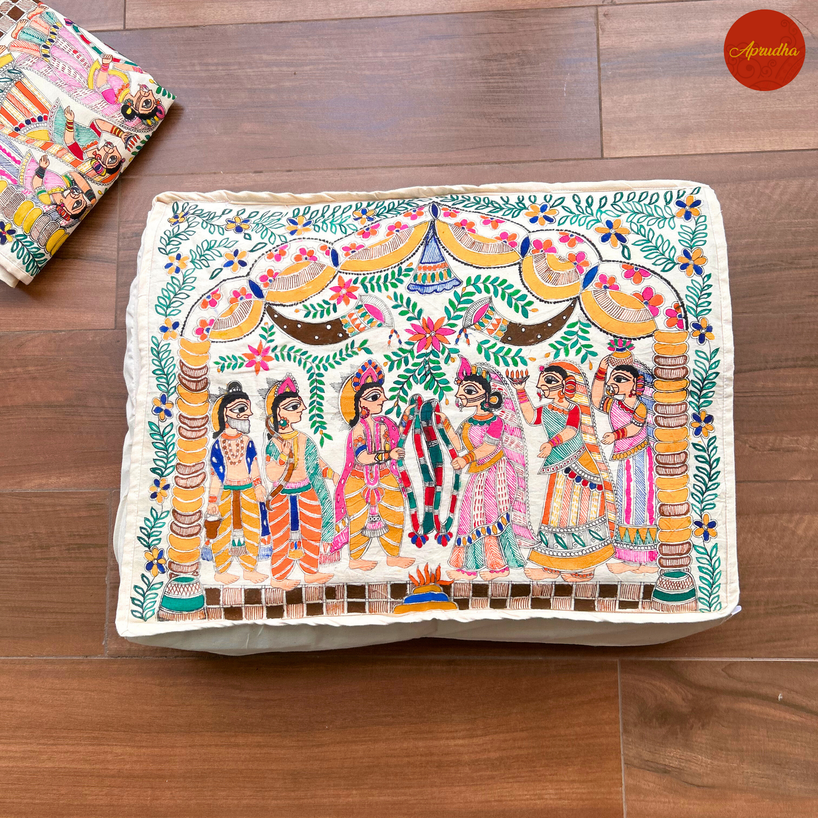 Varmala Madhubani Art Aprudha Lehenge Bag - Pack of 1