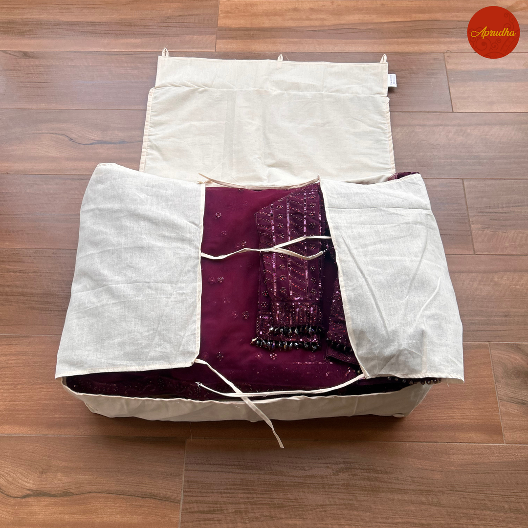 Varmala Madhubani Art Aprudha Lehenge Bag - Pack of 1